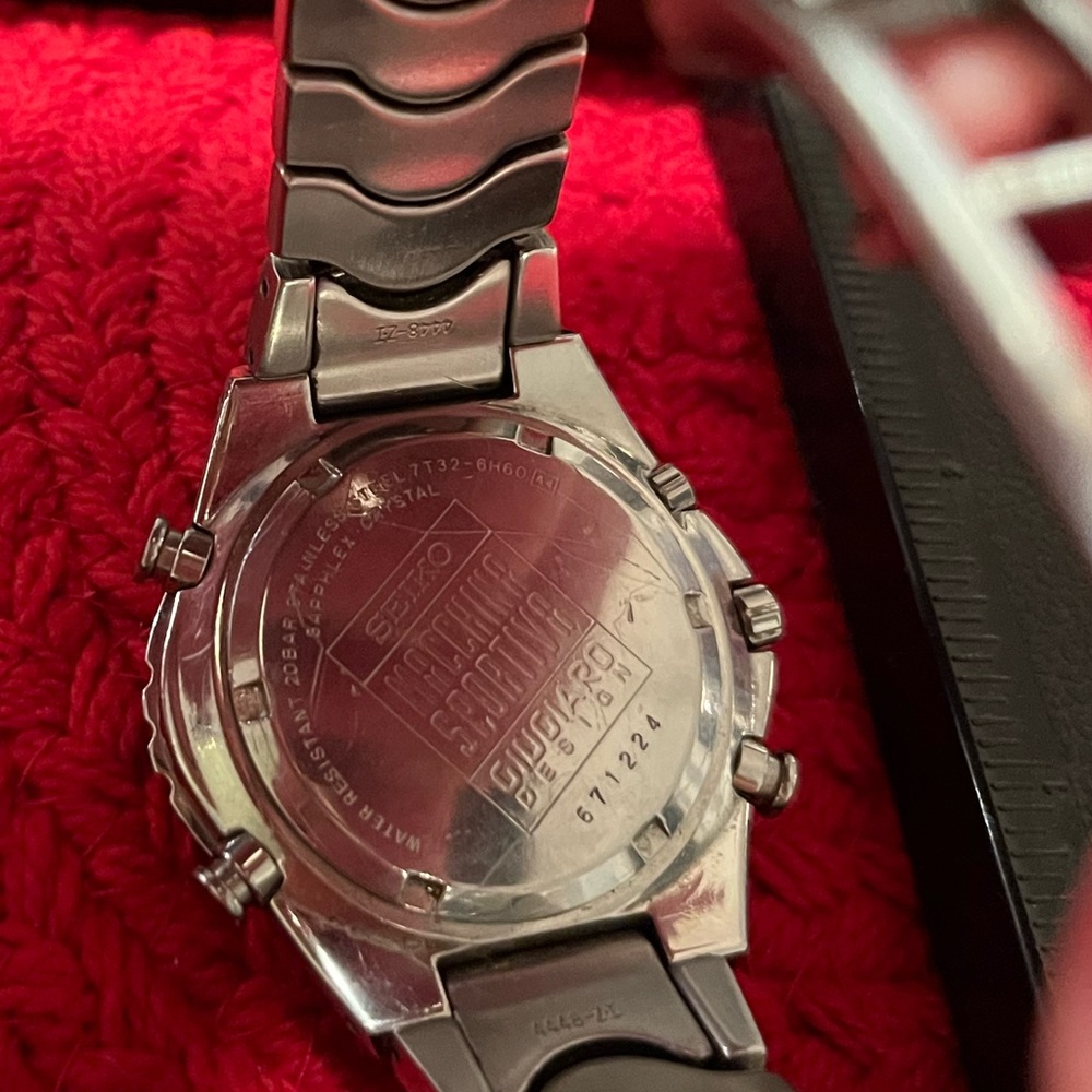 Seiko Macchina Sportiva By Giugiaro 7T32-6H60 Men’s Watch - Highly Collectible! - Picture 5 of 10